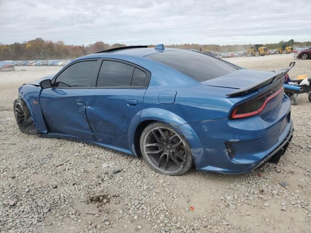 2021 DODGE CHARGER SCAT PACK BLUE 2C3CDXGJ0MH565248