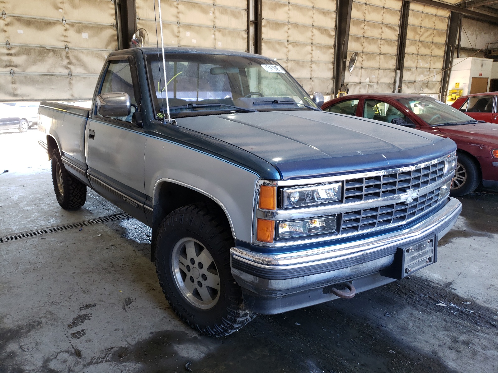 1991 CHEVROLET PICK UP K2500 TWO TONE 1GCFK24K2ME206943